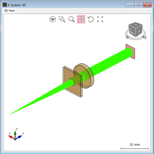 VirtualLab：光学系统的三维可视化的图1