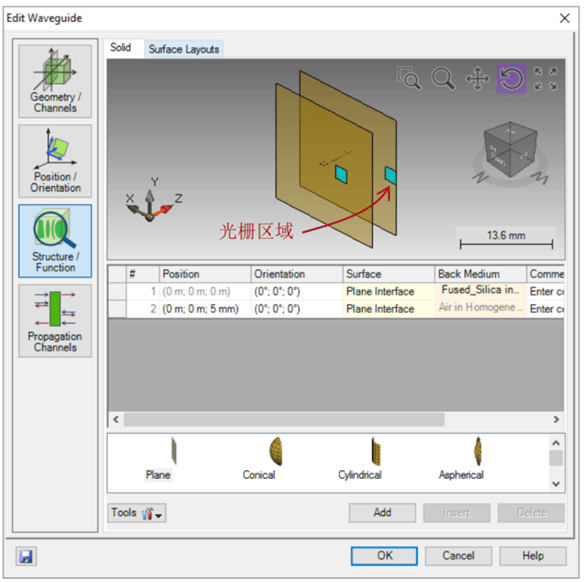 [VirtualLab] 非序列追迹的通道设置的图14