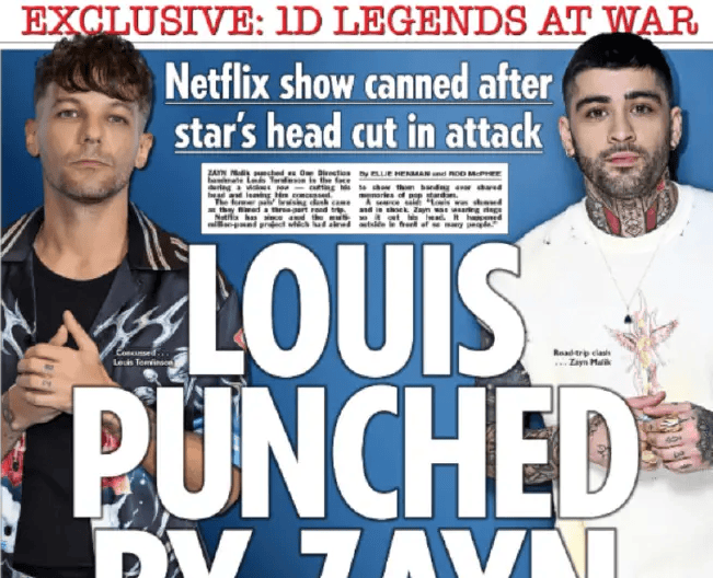 One Direction成员真人秀录制起冲突 美渣动手致丝丝脑震荡