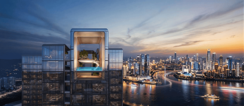 重新定义顶豪高度，重庆湾SKY ONE奢装豪宅正式亮相(图1)