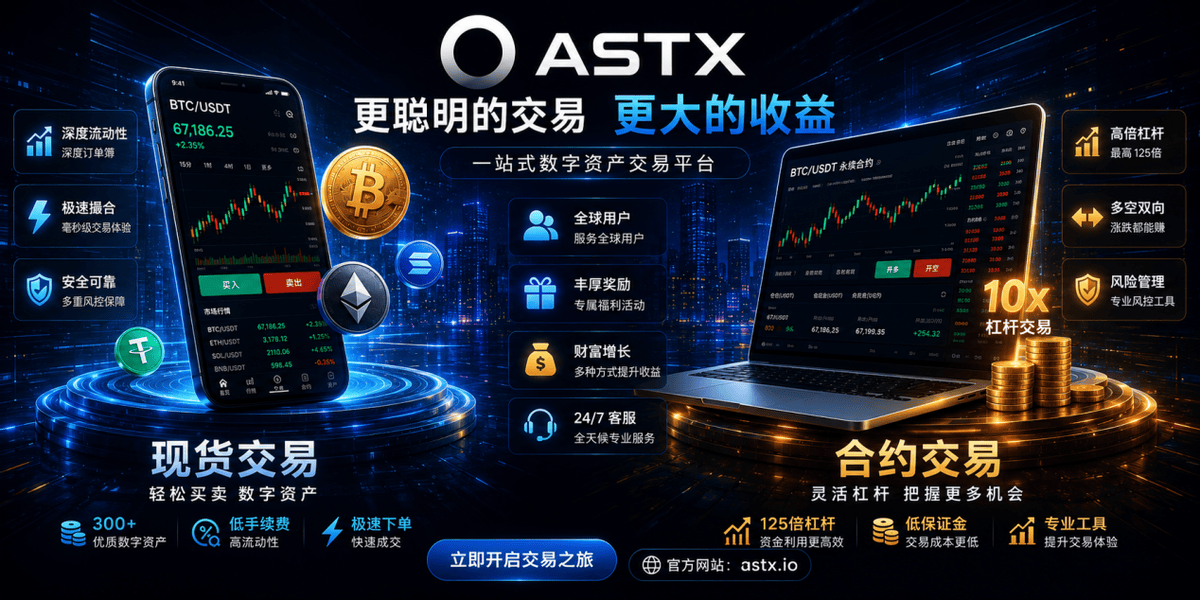 ASTX交易所深度解析:新一代数字资产交易平台正在受到越来越多用户关注-头条日报网