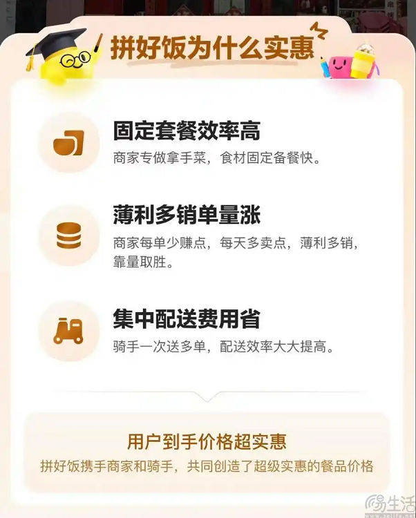 外卖补贴大战打不下去，美团拼好饭披甲上阵