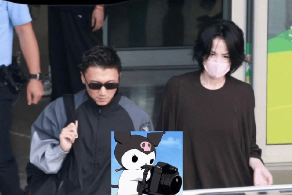谢霆锋王菲西安机场同框 低调现身为演唱会及主题曲创作筹备