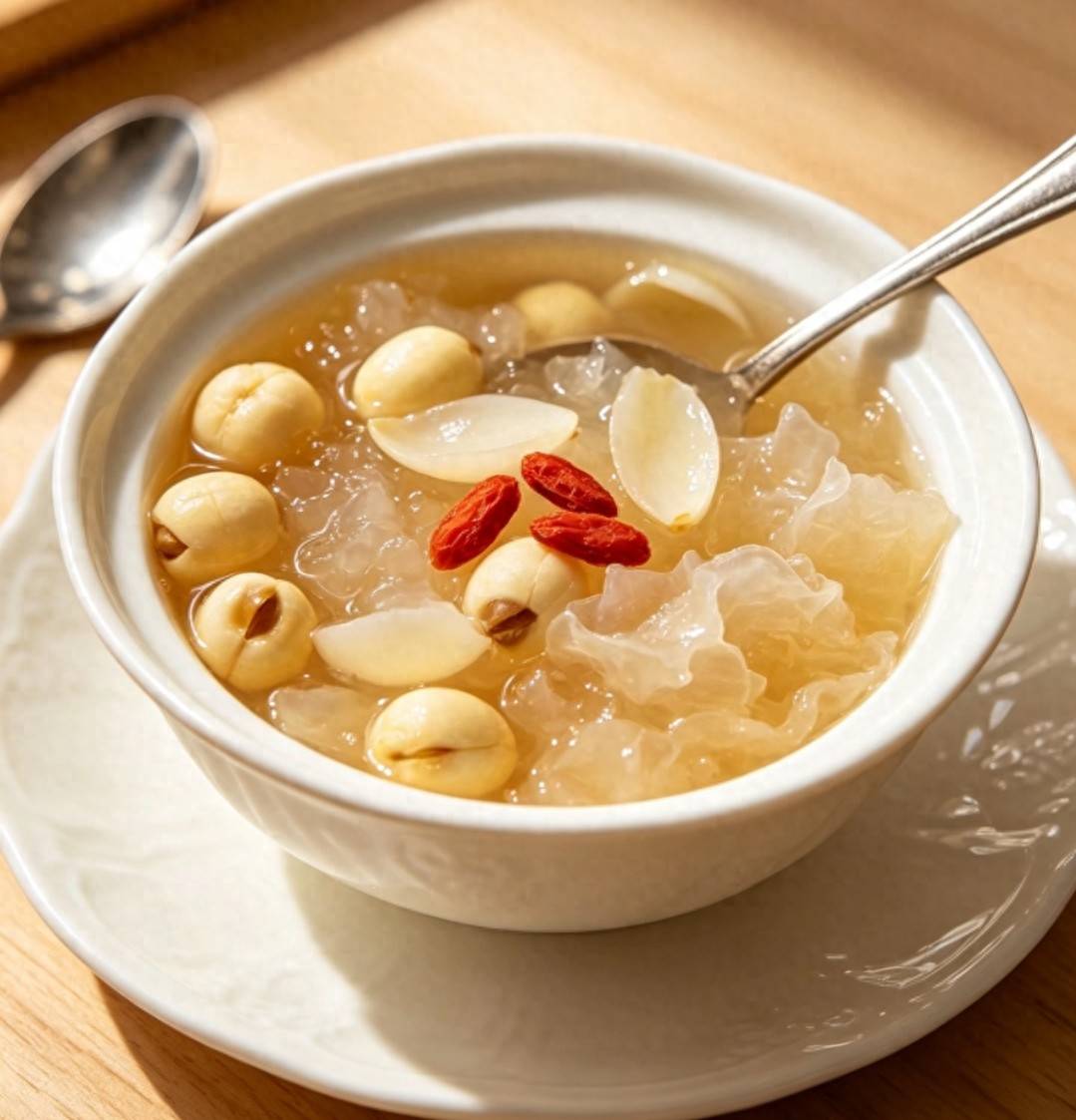 原创            六款莲子养生食谱|安神健脾祛湿润燥补血 清暑简易家常对症食补方