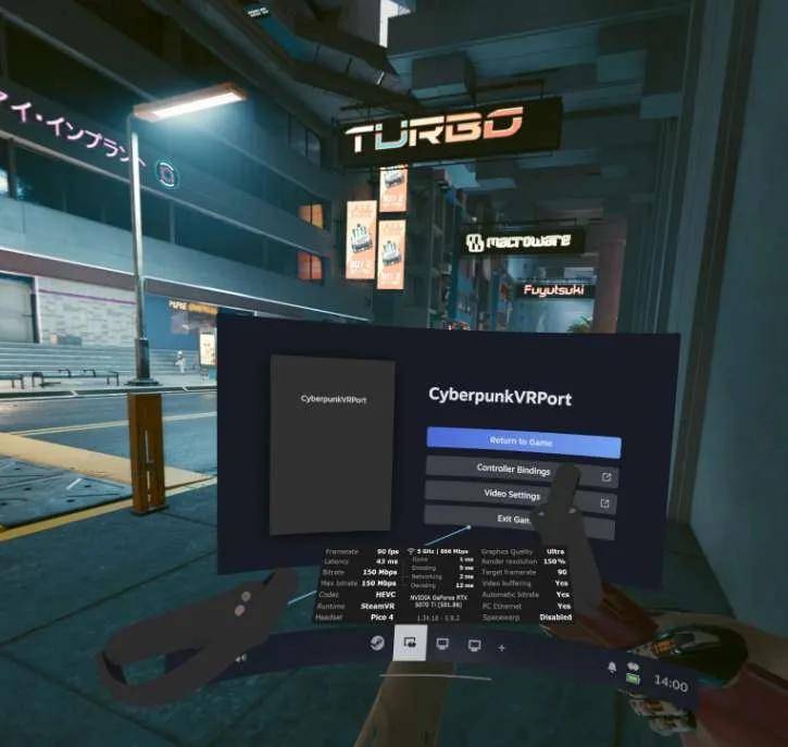 《赛博朋克2077》非官方VR Mod正在开发，支持手势操控
