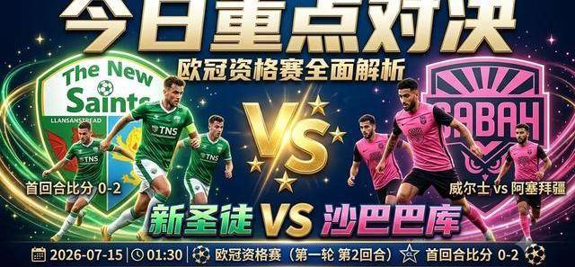 7月16日：欧冠首回合落后咋翻盘，深扒硬核数据，亮两场破局底牌