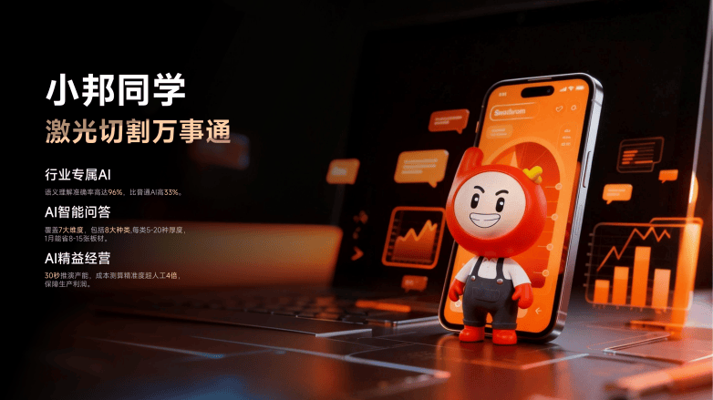 AI重塑激光切割产业竞争格局 邦德激光发布AI切割机新品类(图3) AI重塑激光切割产业竞争格局 邦德激光发布AI切割机新品类(图3)