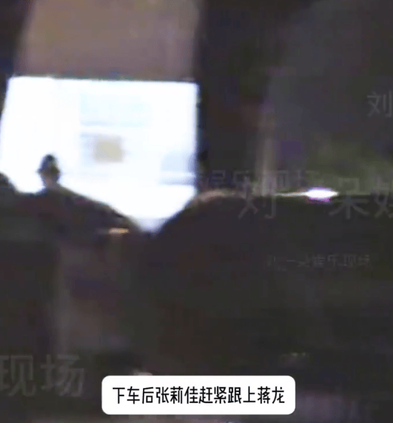 蒋龙张丽佳聚会后同车离开 恋情猜测引关注