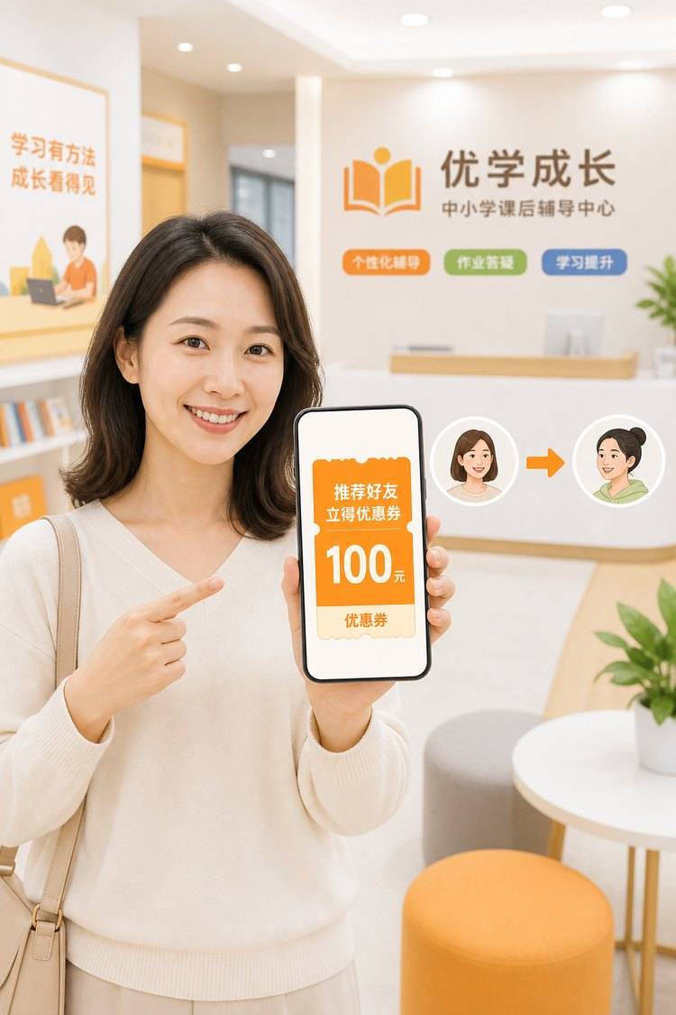 家长领取福利券后分享给微信好友或群