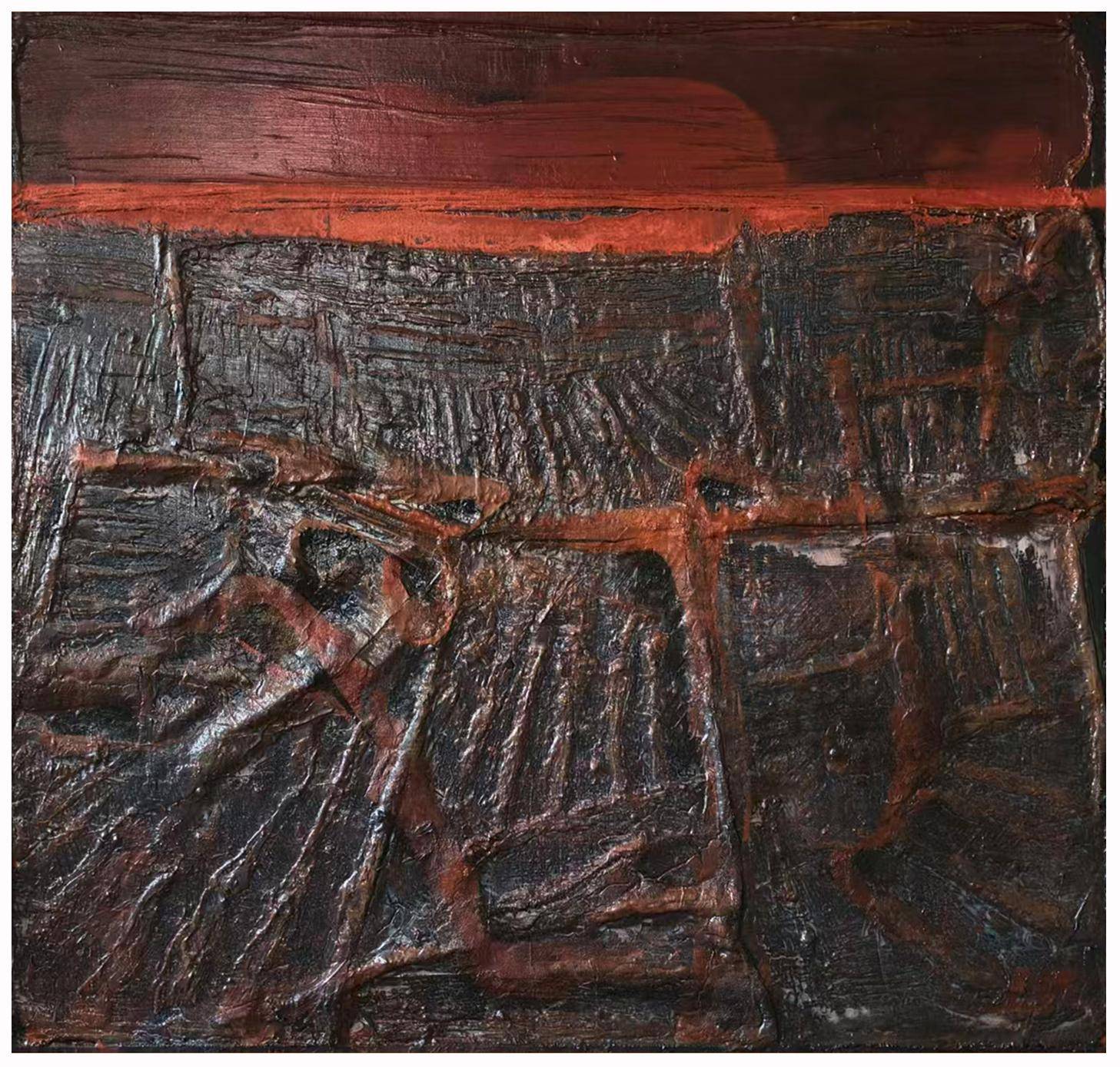 美术与设计学院教师作品入选国家级综合材料绘画展
