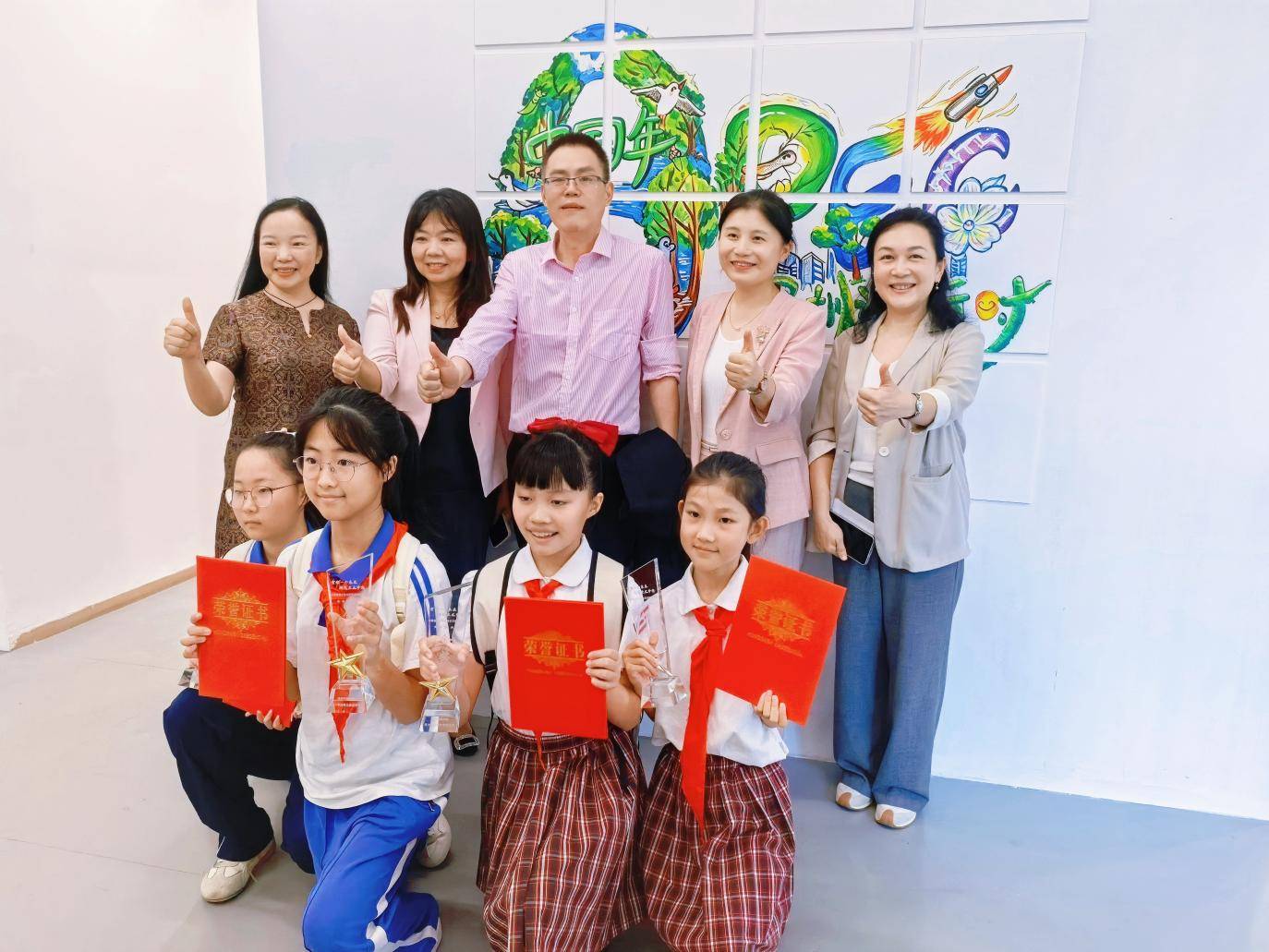 深圳市福田区青少年公共艺术季作品展开幕活动特写（图14）