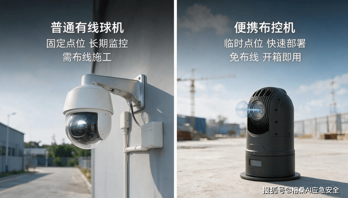 布控球和普通球机有什么区别？移动布控球便携式云台球机对比