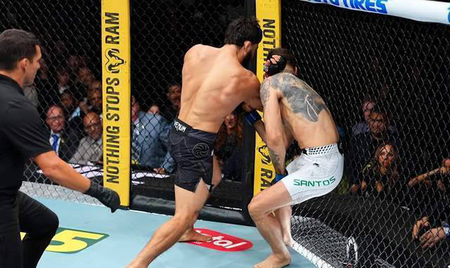 乔治传授绝技，UFC富二代强势KO对手！