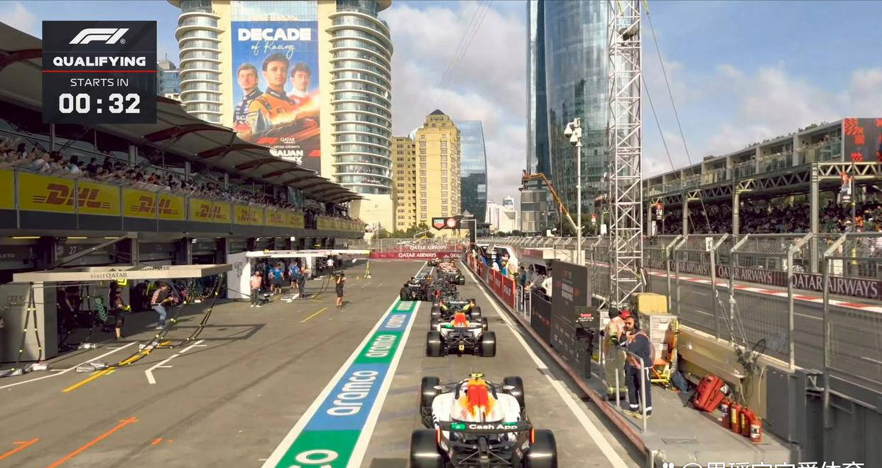 F1阿塞拜疆站排位赛：拉塞尔夺杆，佩雷兹意外出局