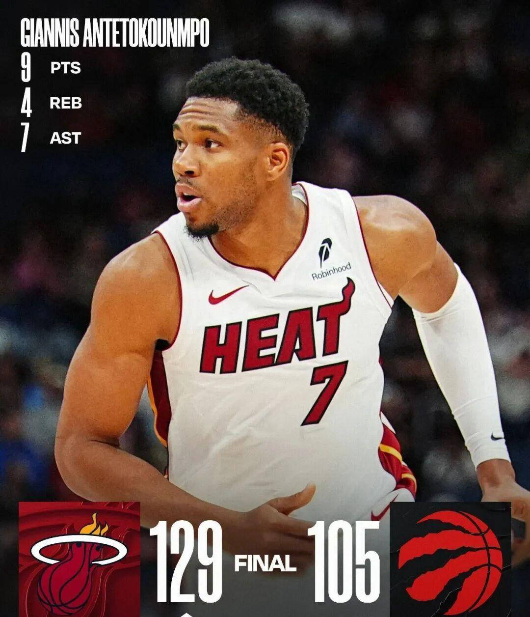 NBA季前赛拉开帷幕！字母哥热火首秀，球队大胜猛龙