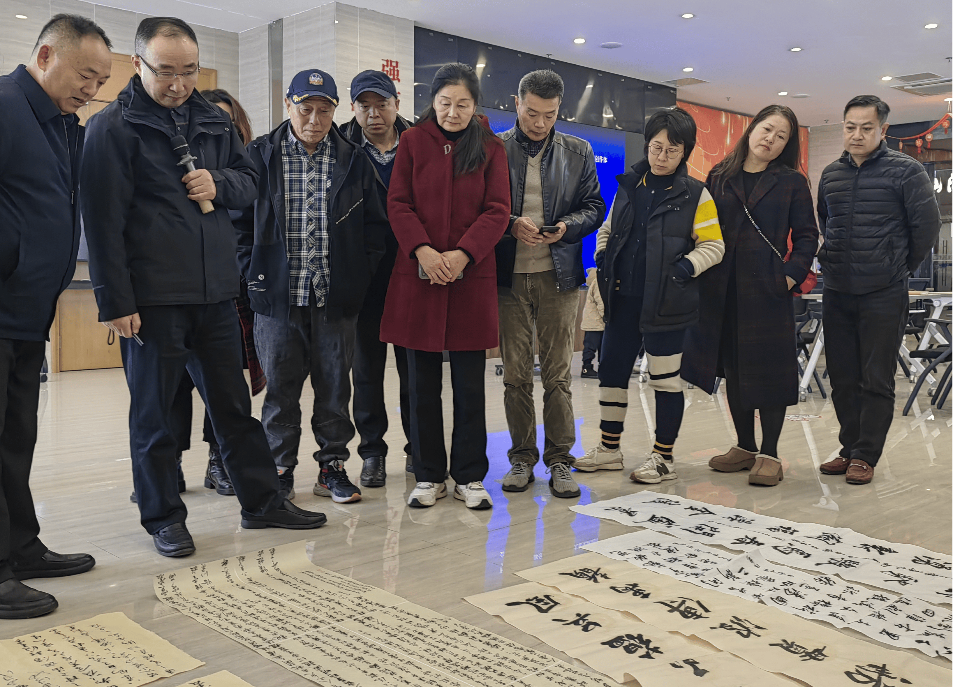 共享墨韵，南京浦口书法夜校开讲