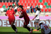 U20女足世界杯-中国队5-0大胜 黄嘉欣上演帽子戏法
