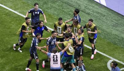 组图：世界杯-阿根廷2-1逆转绝杀英格兰 挺进决赛