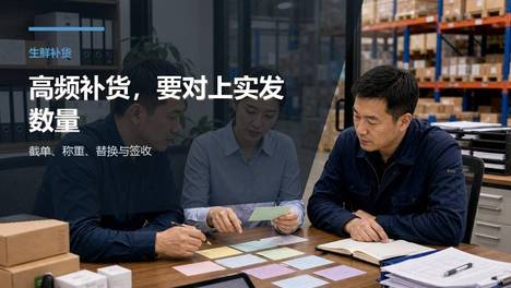 生鲜及餐饮供应链的高频补货与配送协同