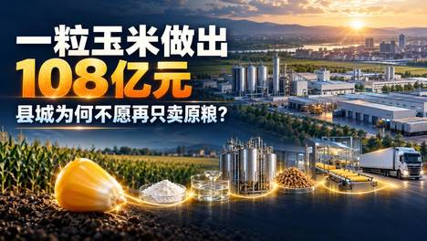 一粒玉米做出108亿元：县城为何不愿再只卖原粮？