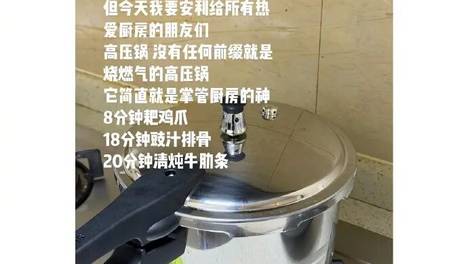 网友们好精准的表达了我对高压锅的感觉
