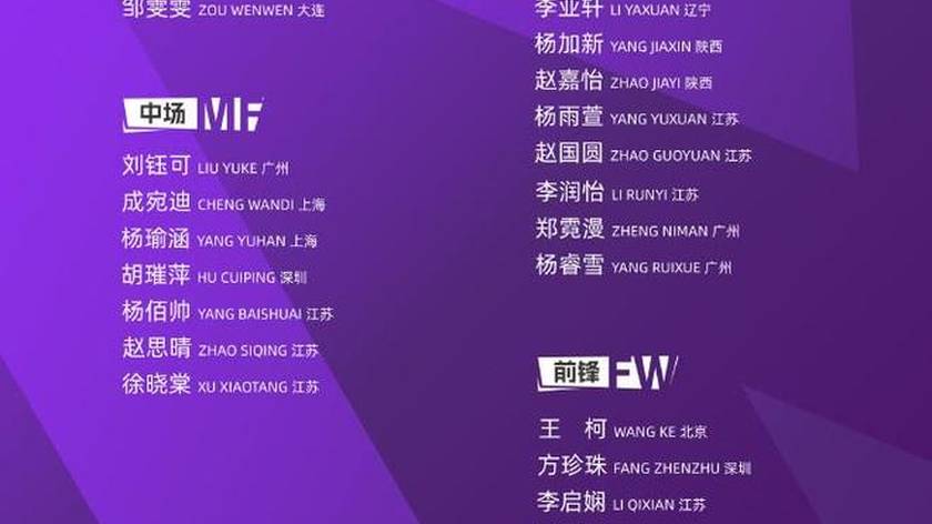 官宣，中国女足集训大名单发布，马晓旭接过教鞭，或复仇美国！