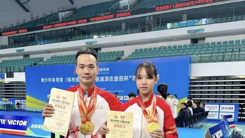 历史性突破！汉川小将斩获孝感羽毛球女单体校组首枚省运会金牌