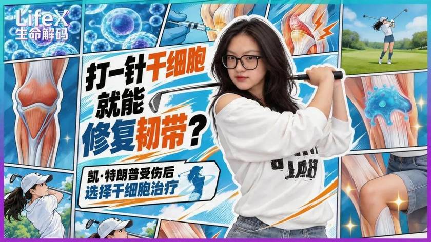 特朗普孙女尝试干细胞治疗，受伤的韧带能靠细胞修复吗？