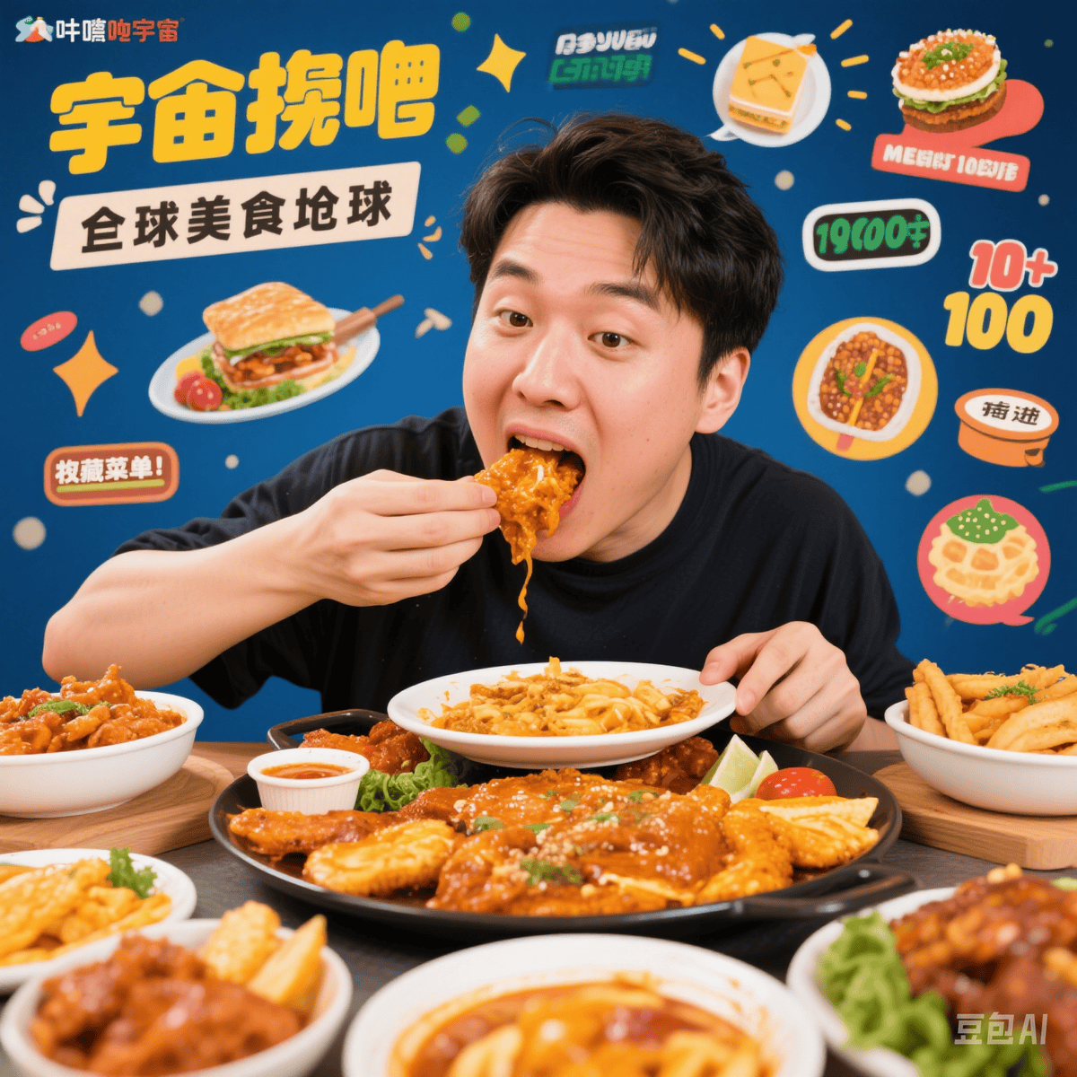 探秘吃播博主的美食宇宙！3 分钟解锁 + 网红神级吃法，隐藏菜单大揭秘！