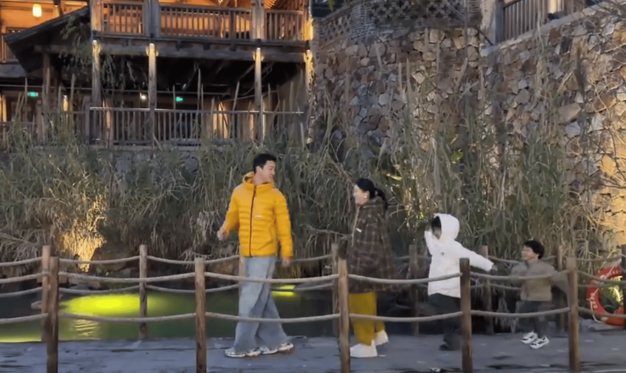 李嘉格与男友带孩子游玩 四人同框画面温馨