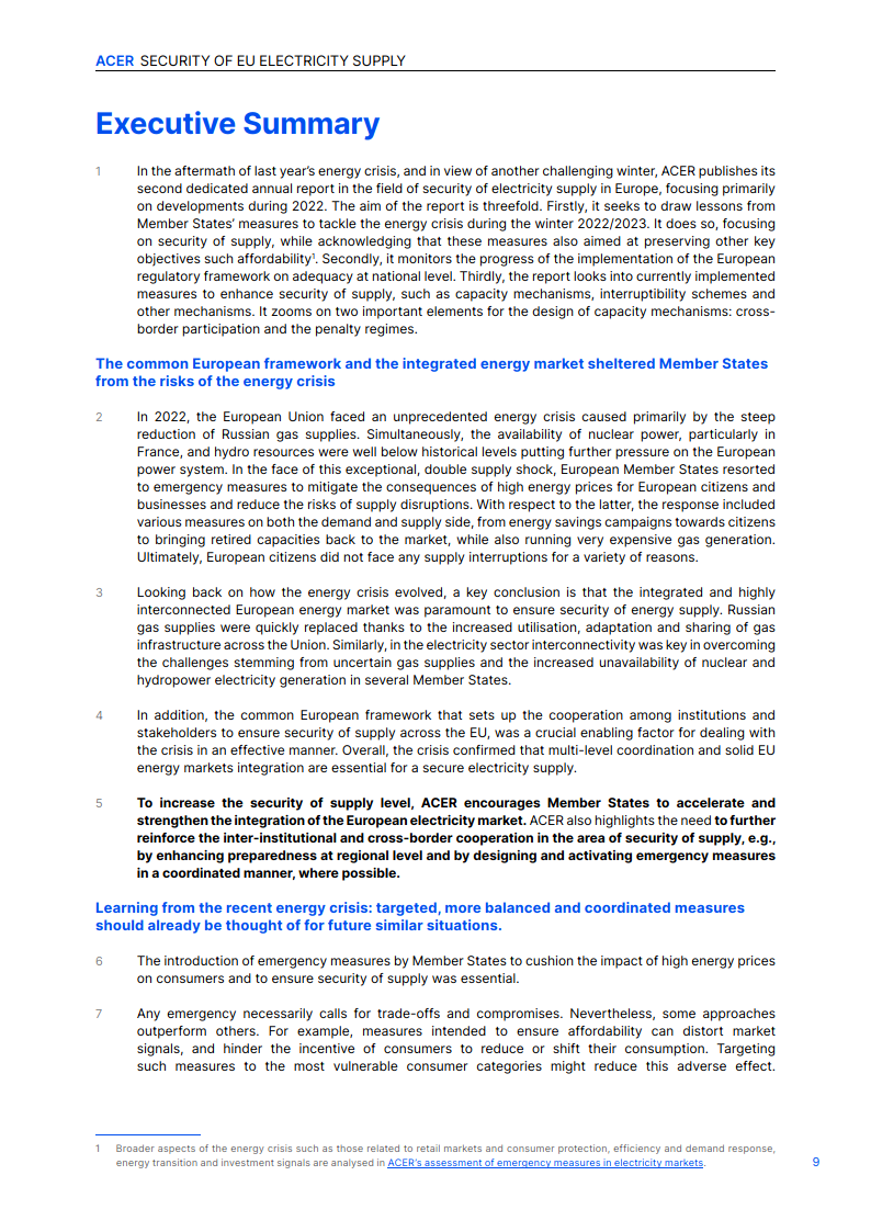 2023欧洲电力供应安全报告(英文版(附下载)_措施_国