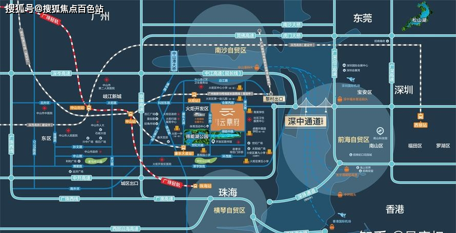 【2024最新消息】深中通道中山出口位置,深中通道中山出口附近最新