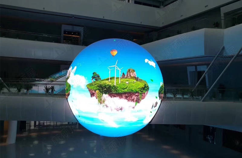 这些超经典的led球形屏应用
