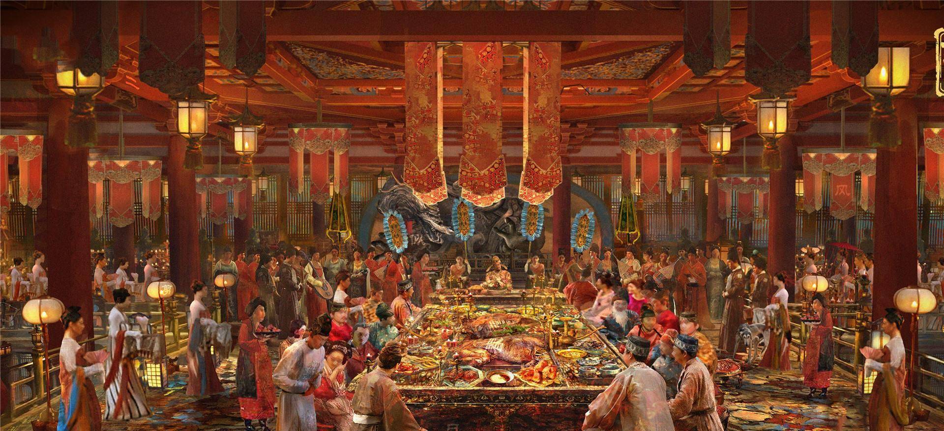 唐代早期实行宵禁制,这抑制了唐代夜市的发展,但是唐朝的宵禁制只针对