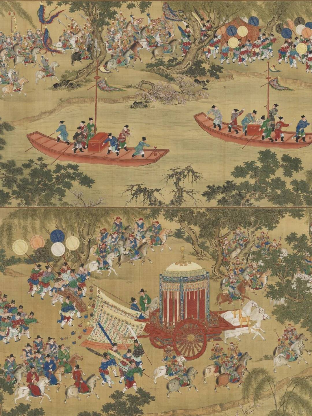 放大10倍看皇家出游的排场丨《出警入跸图》