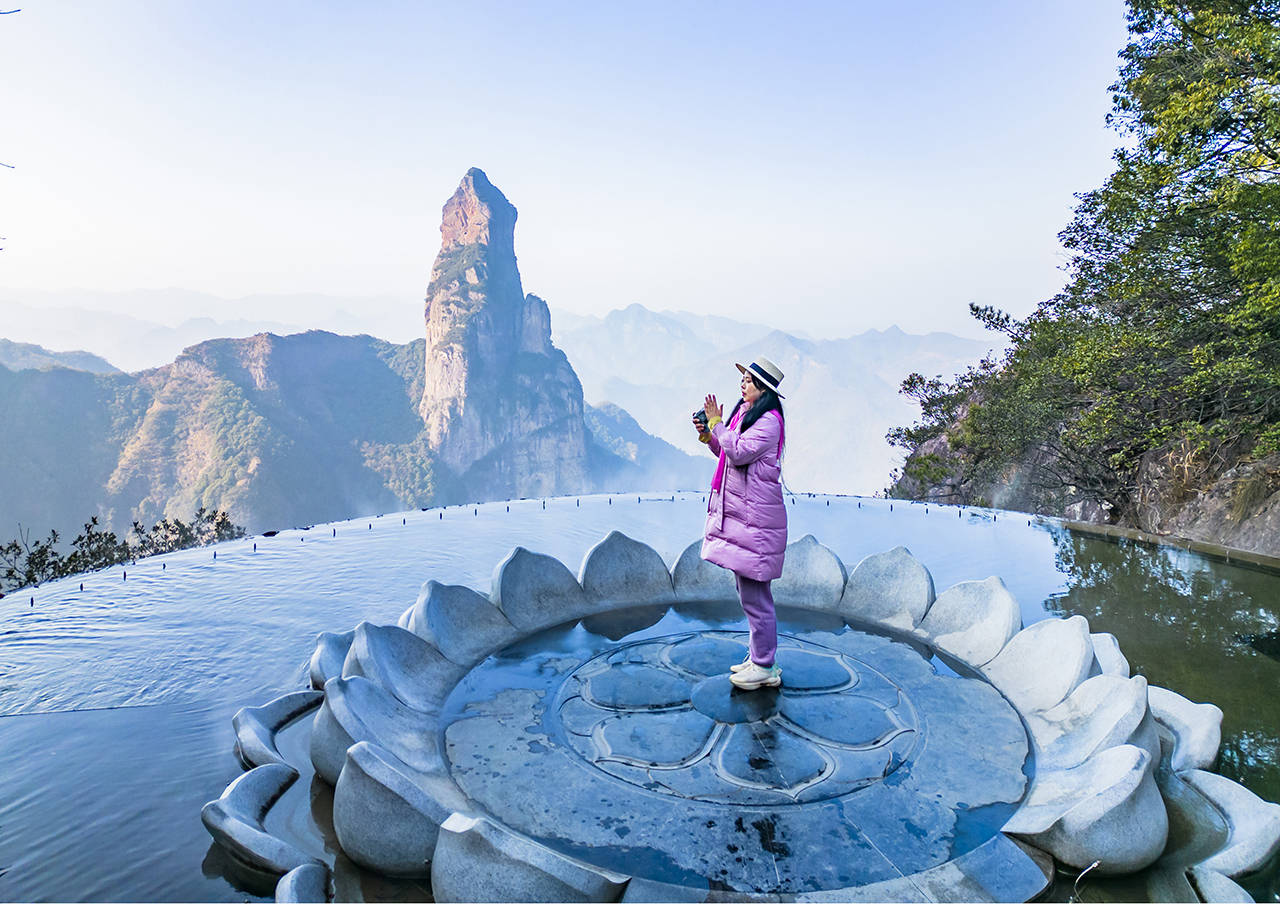 假期浙江台州周末游,在神仙居感受云海山川_古镇_索道_南天顶