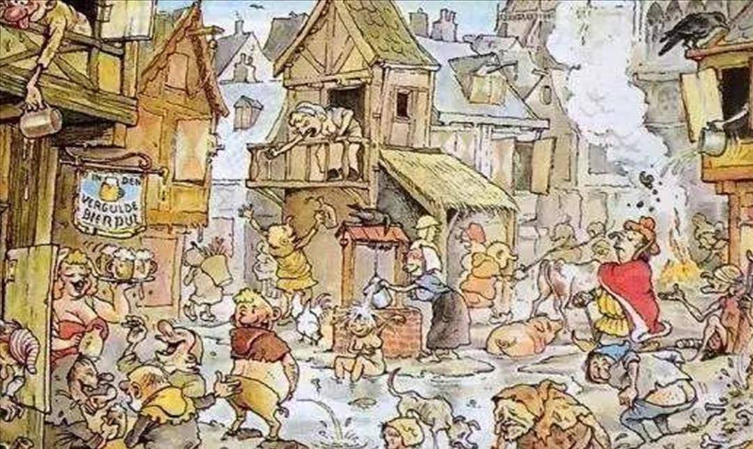 中世纪欧洲到处是粪便图片