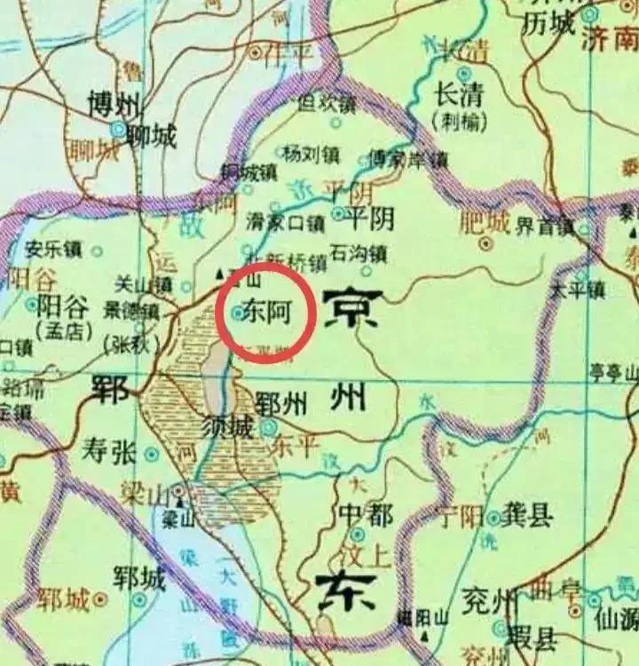 東阿縣轄域的變遷:陽穀,東平,平陰均有原東阿地_黃河