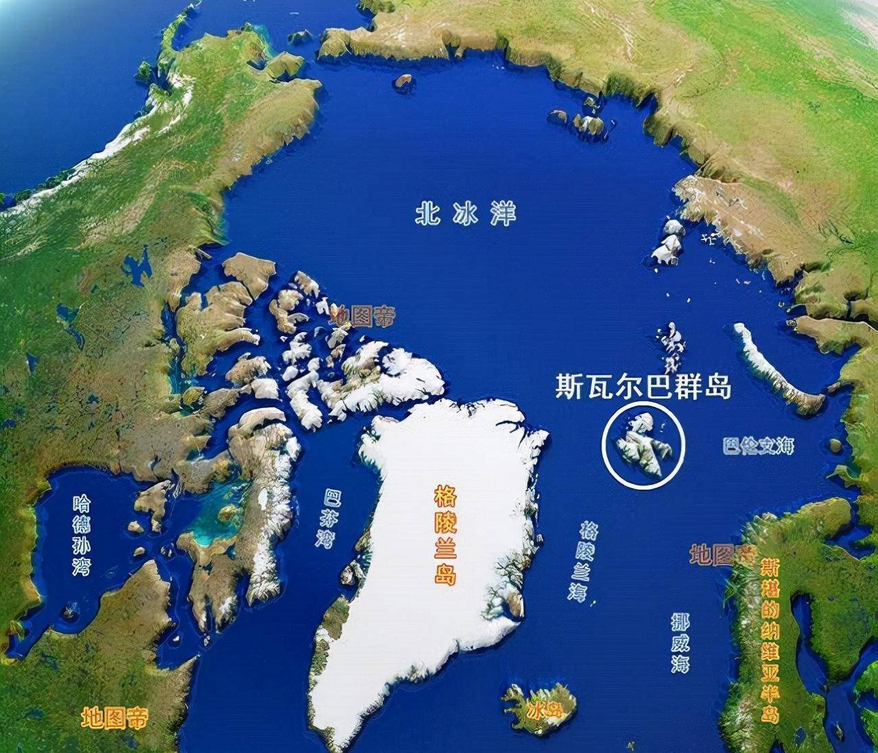 北地群岛地图图片