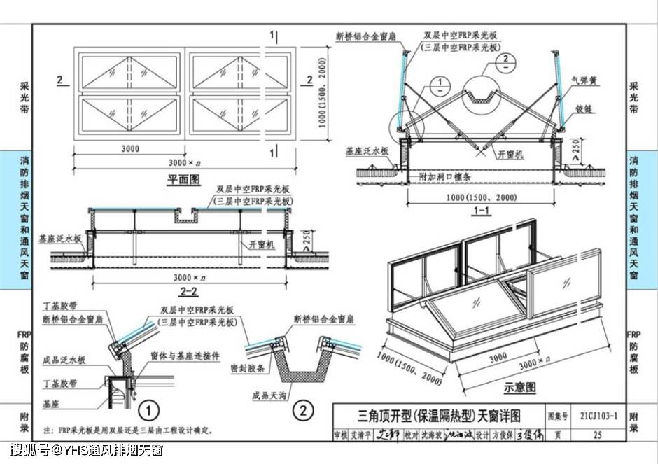 消防联动排烟窗图集图片