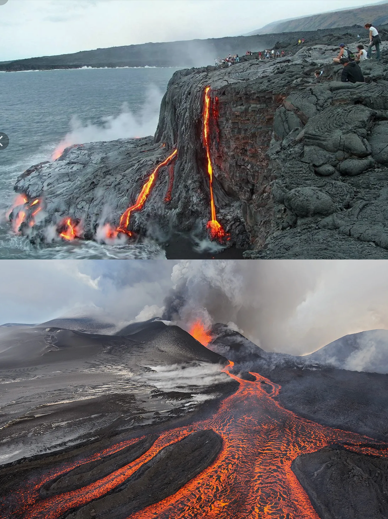 玛珥火山图片