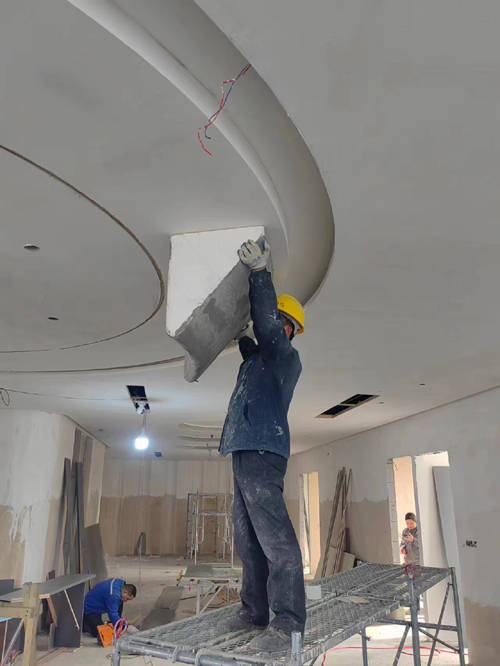 grg吊顶线条采用eps线条代替方法_改造_进行了_图纸