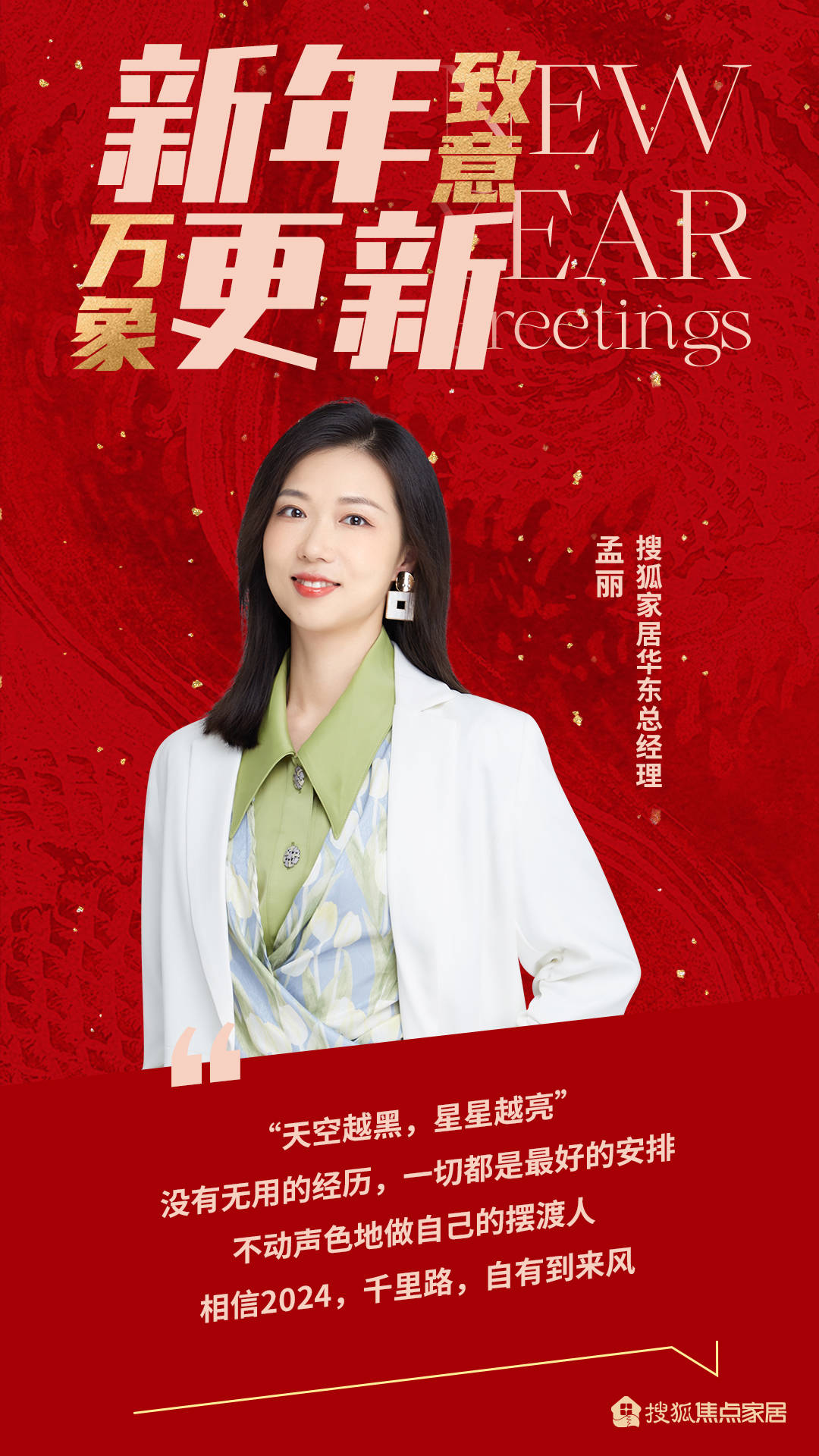 新年致意 万象更新:搜狐家居华东总经理 孟丽_下关