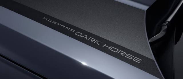 全新福特mustang dark horse將於2月19日上市.