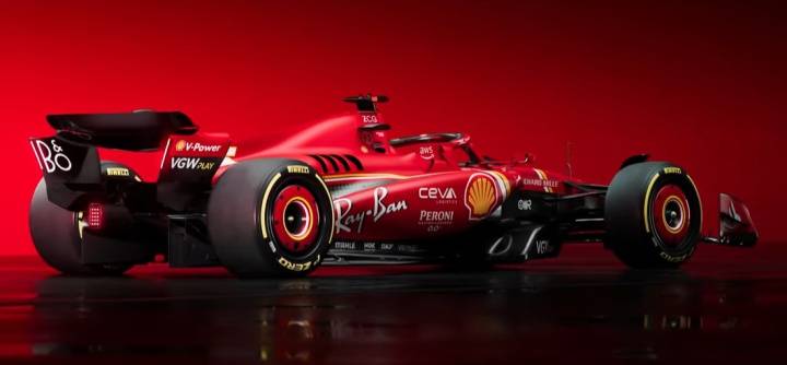 法拉利发布2024赛季新车sf-24:红黄白配色_搜狐汽车_搜狐网