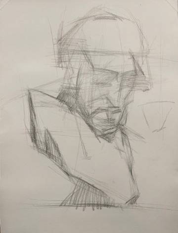 石家庄画室 | 石膏像起形铺色有哪些步骤_形体_位置_关系