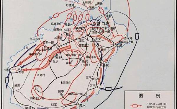登陆海南岛后,韩先楚是否统一指挥两个军?战役围绕43