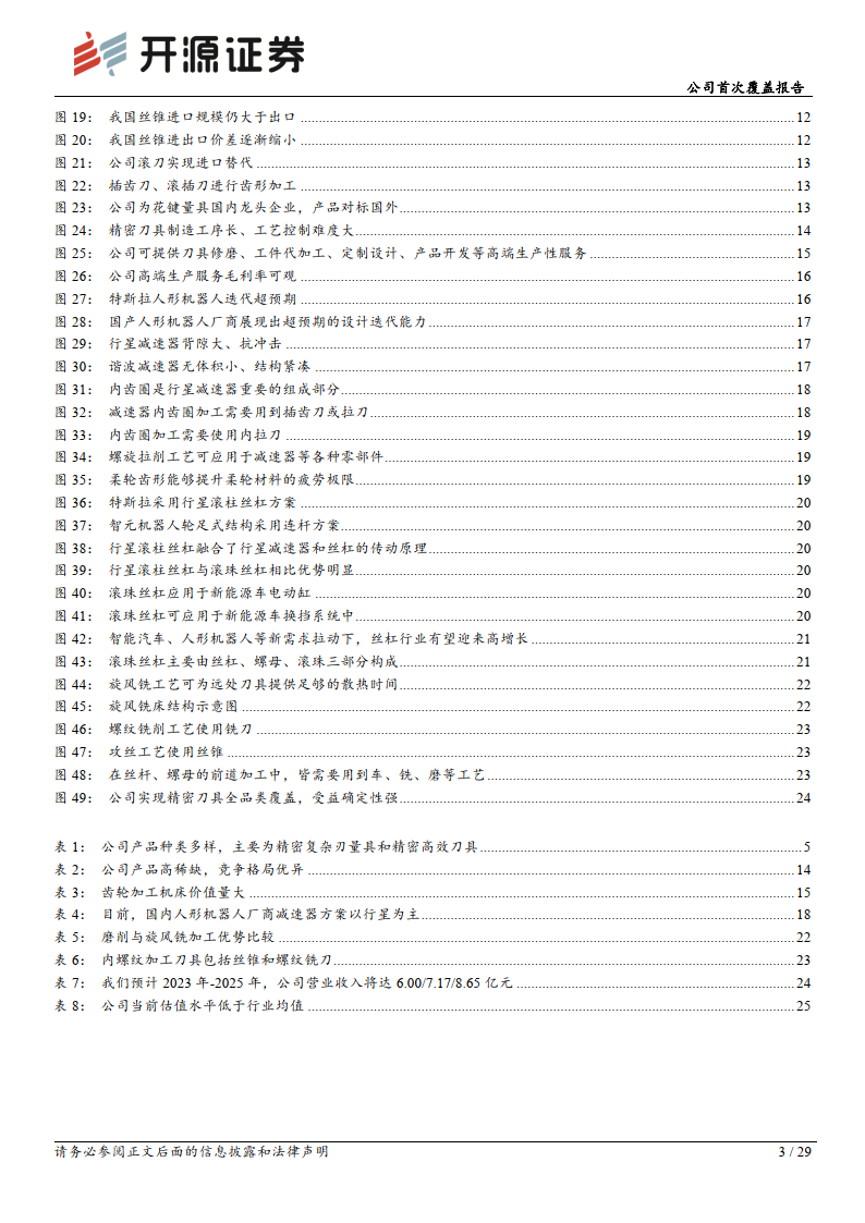 公司首次覆盖报告_精密刀具隐形冠军_受益机器人零部件