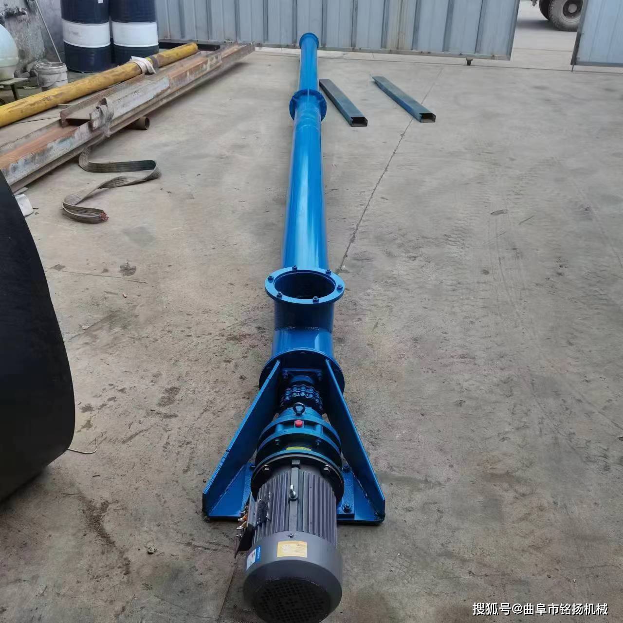 水平螺旋上料机 多轴碳钢管输送机 水泥浆u型绞龙提升机_整机_适应性