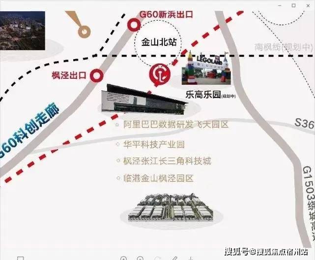 路楓蘭路白水路站點,3站到達楓涇汽車站,可轉乘到達朱涇,金山北站青浦